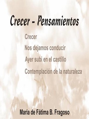 cover image of Crecer- pensamientos